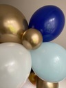 Воздушные шары для крещения мальчика на день рождения, синие.