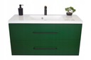 Шкафчик Bottle Green Mat 100 см + умывальник