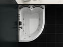 Асимметричная акриловая ванна MM24 RIGHT WAIST 155 x 110 см