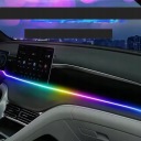 RGB FIBER OPTIC CABLE EL WIRE LED USB LIGHTING SALON CAR SALON CAR  photo 12