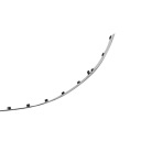 PAIRE MOULURES PARE-CHOCS ARRIÈRE ABS CHROME 2048851021 SUBSTITUT POUR ESSENCE C230photo 10
