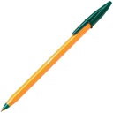 Ручка BiC оранжевая, зеленая