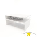 ЖУРНАЛЬНЫЙ СТОЛИК МОДНАЯ СКАМЬЯ ГОСТИНАЯ БЕЛАЯ ДОСКА 18 мм