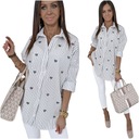 ПОВСЕДНЕВНАЯ РУБАШКА ОВЕРСАЙЗ В ПОЛОСКУ FLAVINE! WZ.1 л