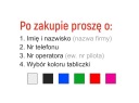 Плакетка наклейка для дрона - алюминий - 17x7 мм
