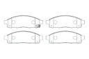 PLAQUETTES FREIN MITSUBISHI GAUCHE 200 2.5 DI-D (KA4T)photo 14