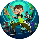 ВОЛНОВОЙ ТОРТ БЕН 10 СЕРАЯ МАТЕРИЯ UPCHUCK 300 УЗОРОВ + БЕСПЛАТНОЕ ИМЕНИ ВОЗРАСТ