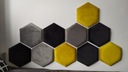 Čalúnené panely sada hexagon Producent inna