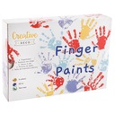 Farby na maľovanie prstami pre deti kreatívna zábava bezpečné 6 x 40 ml Pohlavie chlapci dievčatá