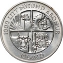 Islandia, 1000 koron 1974 Rok 1974