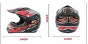 CASCO PARA MOTOCICLETA OFF-ROAD ENDURO MOTOCROSS +GOGLE + CAPO + GUANTES 