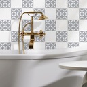 Laminált Csempe Matricák Klasszikus DÍSZEK Mozaik 24 db-os szett Hosszúság 40 cm