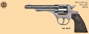 Металлический 8-зарядный пистолет-револьвер - COWBOY - GONHER 80/0