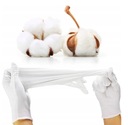 20 párov Bavlnené rukavice biele ošetrujúce Druh nešpecifikované