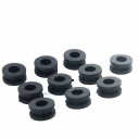 10 PIECES ELASTIC BLACK RESIN SEALANT MOTORCYCLE AMORTYZUJACA FOR STABILNEGO BUFORA  photo 6