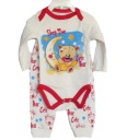 Komplet niemowlęcy body spodenki miś 68