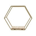 ОПОРЫ ДЛЯ ПОЛКИ ШЕСТИГРАННАЯ НАСТЕННАЯ ПОЛКА С ГЕОМЕТРИЧЕСКОЙ ГЕОМЕТРИЧЕСКОЙ ПОЛКОЙ -