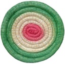 Lukostrelecká podložka slamená 80 cm maľovaná zelená