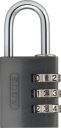 Комбинированный навесной замок ABUS 724/30 Titanium B