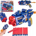 ПИСТОЛЕТ AVENGERS ДЛЯ ПЕННЫХ КАРТРИДЖЕЙ 10 ШТ.