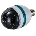 ДИСКОТЕЧНЫЙ ШАР ЛАМПОЧКА СВЕТОДИОДНЫЙ ДИСКОТЕЧНЫЙ ПРОЕКТОР RGB STARS