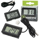 TERMOMETR ZEWNĘTRZNY Z CZUJNIKIEM TEMPERATURY I WYŚWIETLACZ LCD