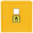 ЯЩИК ГАЗОВЫЙ ШКАФ 30х50х25 ЖЕЛТЫЙ БЕЗ ЗАДНИЦЫ