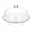 ÜVEG PATERA SÜTEMÉNY FEDÉLLEL TORTAÁLLVÁNY 29cm AJÁNDÉK Márka Cook Line