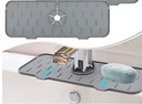 СЕРЫЙ СИЛИКОНОВЫЙ ПОДДОН ДЛЯ РАКОВИНЫ 37x13,5 СМ