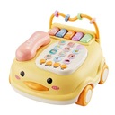 Telefon dla dzieci Telefon dla dziecka Zabawka żółta Marka bez marki