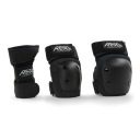 REKD Junior Heavy Duty Triple Pad Set Black S протектори