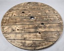BLAT na stol OGRODOWY drewno OKRAGLY 10 os 160 cm