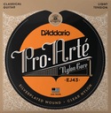 EJ43 PRO-ARTE Струны для классической гитары D'Addario Light Tension