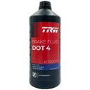 Синтетическая тормозная жидкость DOT4 TRW 1000мл 1л