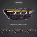 ФАРА ФАРА КОМПЛЕКТ VLAND ПОВНИЙ LED (СВІТЛОДІОД) NEON ТЮНІНГ FORD MUSTANG VI 6 2015-2018  (18496529601) фото min 8