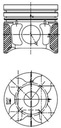 KOLBENSCHMIDT 40179610 PISTON photo 2 - milautoparts.fr