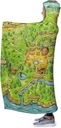 Модное одеяло с капюшоном Stardew Valley Map