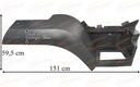 MAN L2000 M2000 LE2000 ВЕРХНЯЯ СТОЙКА ПРАВАЯ