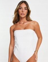 TOPSHOP BIAŁE BODY BEZ RĘKAWÓW BASIC 3MR XXC__XS Rozmiar XS (34)