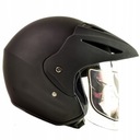Kask Otwarty na Skuter Daszek Czarny Mat TORQ M