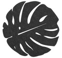 КОВРИК ДЛЯ СТОЛИКА 38 см ИЗ ВОЙЛА MONSTERY LEAF