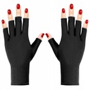 Clavier Gloves Защитные перчатки для УФ-лампы, 1 пара - черные