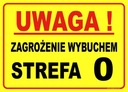 Знак взрывоопасной зоны 0