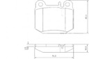 A.B.S. ZAPATAS DE FRENADO MERCEDES W163 ML270-ML500 