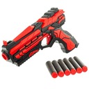 ПЕННЫЙ ПИСТОЛЕТ ДЛЯ ДРОТИКОВ, НАБОР 6 ДРОТИКОВ