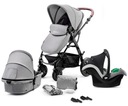 KINDERKRAFT МНОГОФУНКЦИОНАЛЬНАЯ ДЕТСКАЯ КОЛЯСКА 3В1 MOOV + НОРКА PRO I-SIZE