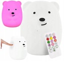 3D LED ночник BEAR Nite Pets силикон + ПУЛЬТ