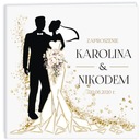 КЛАССИЧЕСКИЕ ГЛАМУРНЫЕ СВАДЕБНЫЕ ПРИГЛАШЕНИЯ «ЗП»