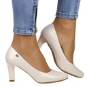 iShoes ЖЕНСКИЕ ТУФЛИ, ТУФЛИ НА ВЫСОКОМ КАБЛУКЕ, БЕЖЕВЫЕ, ЖЕМЧУЖНЫЕ, КОМФОРТНЫЕ