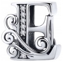 Подвески-подвески Подвески в форме буквы E Серебро 925 Trusky Charms